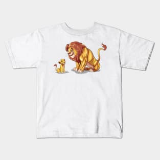 Simba and Mufasa Kids T-Shirt